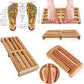 Wooden Foot Massager Roller for Reflexology and Stress Relief