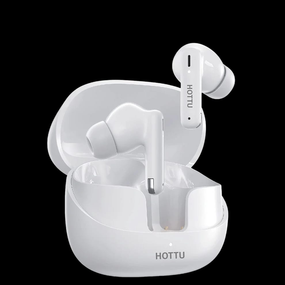 HOTTU TS08 TWS Wireless Earbuds – 25H Playtime & Hi-Fi Stereo Sound (Random Color)