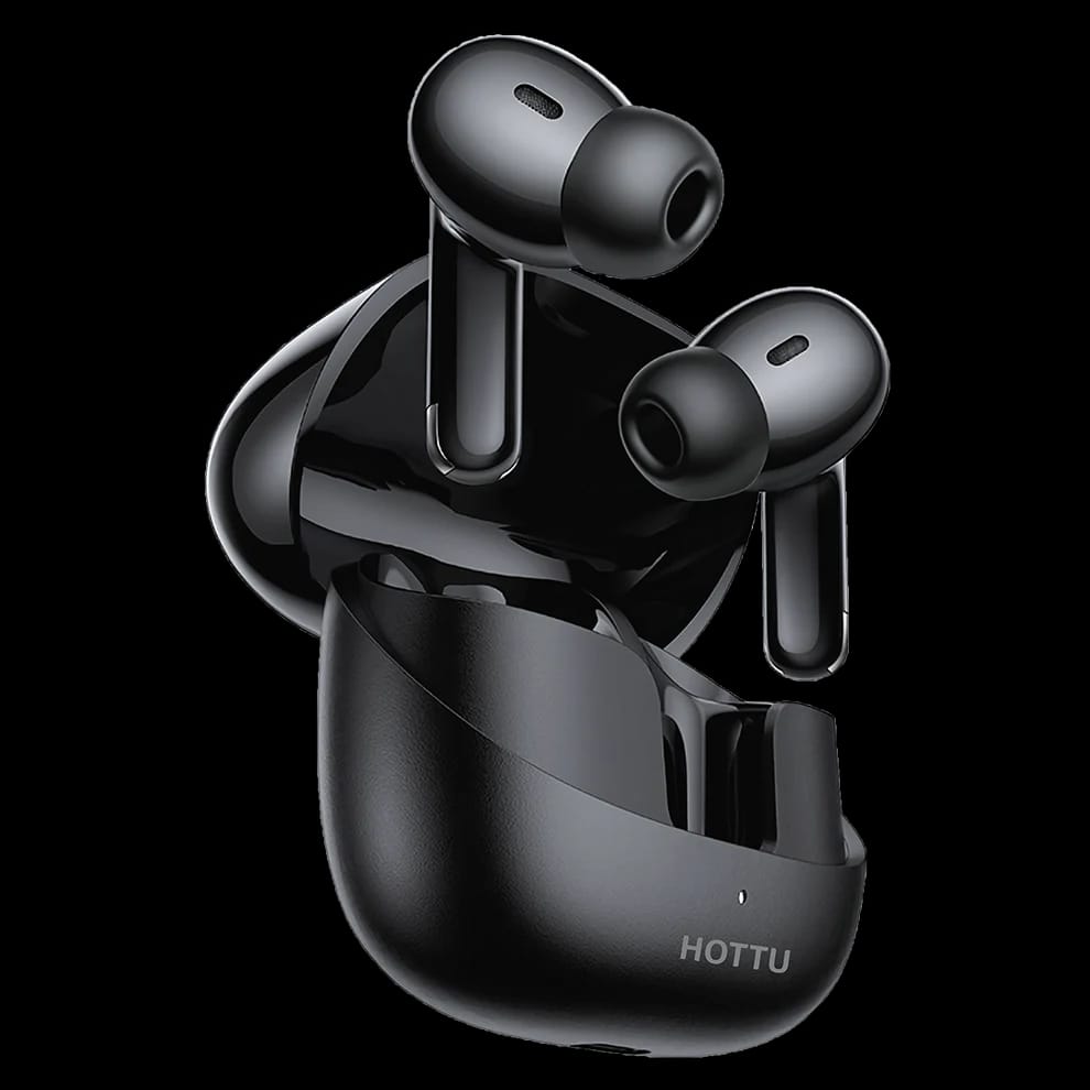 HOTTU TS08 TWS Wireless Earbuds – 25H Playtime & Hi-Fi Stereo Sound (Random Color)