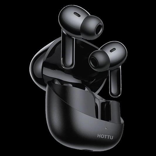 HOTTU TS08 TWS Wireless Earbuds – 25H Playtime & Hi-Fi Stereo Sound (Random Color)